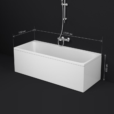 W84A-170-070W-A Func Ванна акриловая 170х70 Am.Pm фото в интернет-магазине Русалия
