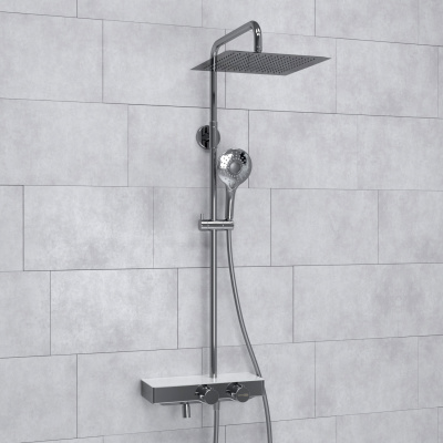 A113.118.101.CH Thermo Душевой комплект с термостатическим смесителем Wasserkraft фото в интернет-магазине Русалия