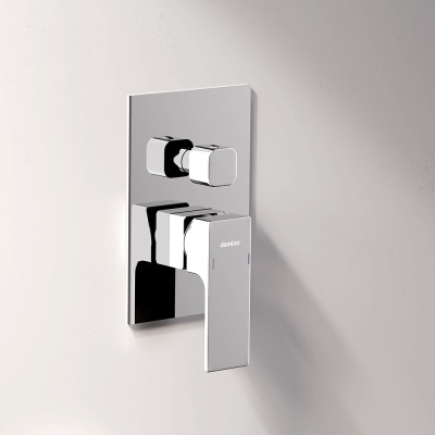 953510000 Gala встраиваемая душевая система со смесителем и изливом, хром Damixa фото в интернет-магазине Русалия