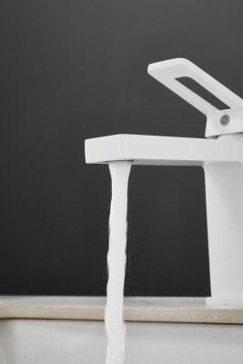 Смеситель для раковины HAIBA цвет: белый (HB10732-8) фото в интернет-магазине Русалия