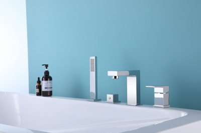 Смеситель ABBER Daheim AF8213 на борт ванны, хром фото в интернет-магазине Русалия