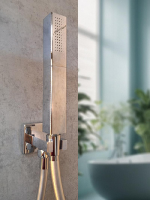 Душевая система с термостатом Cascata 040103 Cr AltroBagno фото в интернет-магазине Русалия