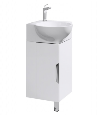 Напольная тумба 45 Rio белый Rio.01.04 + умывальник Дельта 4640021061435 Aqwella фото в интернет-магазине Русалия