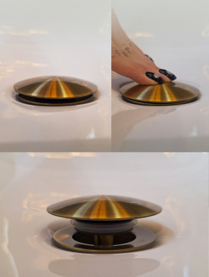 Донный клапан AltroBagno PU 070209 Br фото в интернет-магазине Русалия