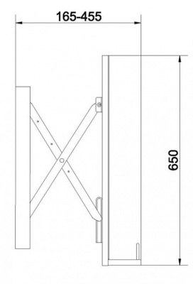 Зеркало Smart 50 с системой выдвижения P-LS-SMA-sm Cersanit фото в интернет-магазине Русалия