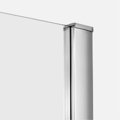 Душевое ограждение NEW TRENDY PRIME 90x70x200 D-0296A/D-0349A (хром) фото в интернет-магазине Русалия