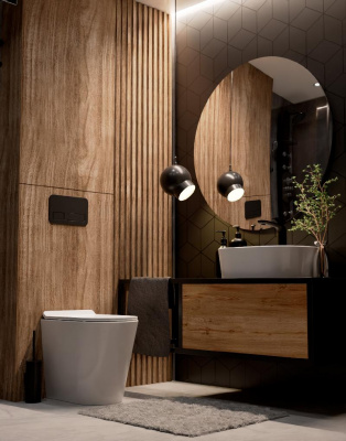 AQM3001 Унитаз напольный приставной сиденьем SoftClose, технология смыва Rimless. 580x370x430 AQUAme фото в интернет-магазине Русалия