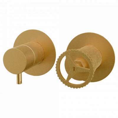 Смеситель для душа Remer Chrono CH93ZPBG, золото брашированное фото в интернет-магазине Русалия