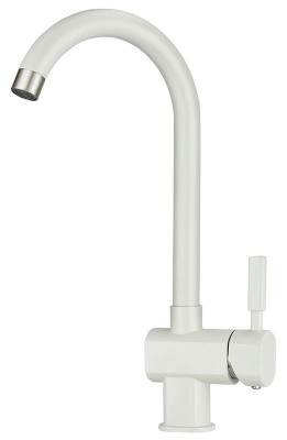 Смеситель для кухни GRANULA Standart (31-ST, БЕЛЫЙ) фото в интернет-магазине Русалия
