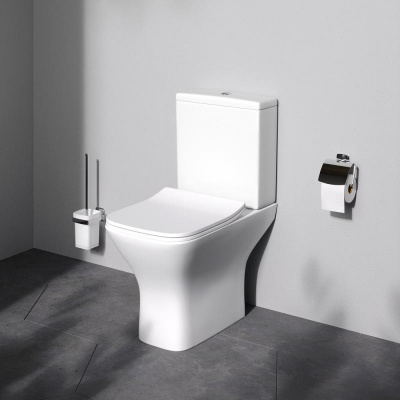 C908601SC Gem унитаз-компакт  без ободка с сиденьем микролифт Am.Pm фото в интернет-магазине Русалия