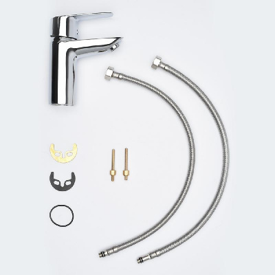 AQM P6110 AQUAme Prato Смеситель для раковины, хром, однорычажный. AQUAme фото в интернет-магазине Русалия