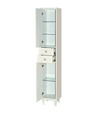 Шкаф - пенал Шармель 35 левый Л-Шрм05035-5812ЯЛ Misty фото в интернет-магазине Русалия