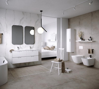 Пенал 35 см белый ACC0535W  Accent Aqwella фото в интернет-магазине Русалия