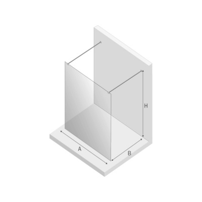 Душевое ограждение NEW TRENDY NEW MODUS 120x200 EXK-5496 (хром) фото в интернет-магазине Русалия