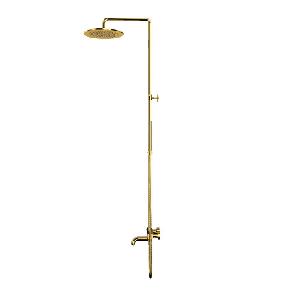 Термостатическая система для ванны наружного монтажа WHITECROSS Y Y1234GL (золото) фото в интернет-магазине Русалия