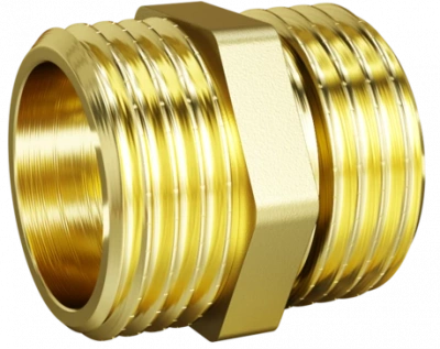 Ниппель латунный Ду15 1 1/4" НР LD.65.501.32 LD фото в интернет-магазине Русалия