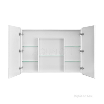 Зеркальный шкаф AQUATON Лондри 100 1A267302LH010 фото в интернет-магазине Русалия
