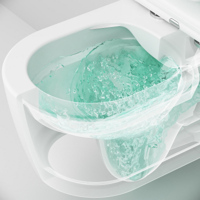 C8F1700SC Func подвесной унитаз 49 см FlashClean с сиденьем микролифт фото в интернет-магазине Русалия