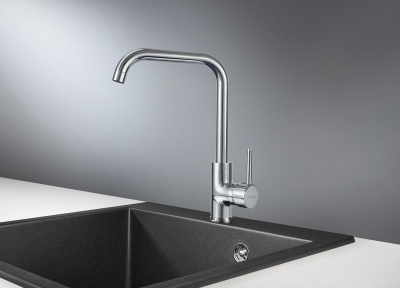 Смеситель для кухни GRANULA (0041, ХРОМ) фото в интернет-магазине Русалия