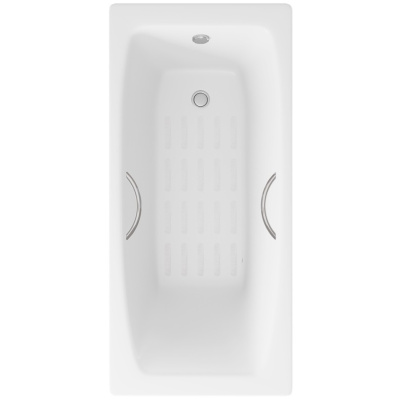 Чугунная ванна Repos 170х70 DLR220508R-AS с ручками, с антислипом Delice фото в интернет-магазине Русалия