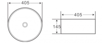 Раковина накладная круглая BB1342H300 Belbagno фото в интернет-магазине Русалия