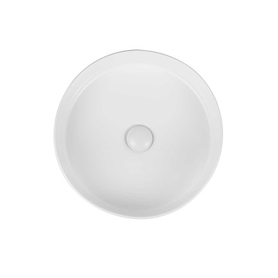 Раковина керамическая Vincea VBS-316, 405*405*130, накладная, цвет белый фото в интернет-магазине Русалия