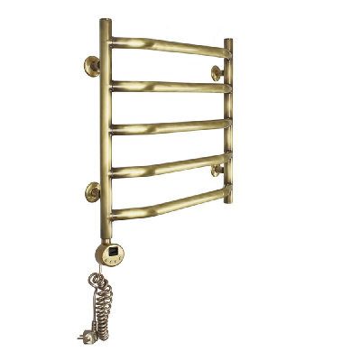 Электрический полотенцесушитель Лаура Плюс П5 500х500 АБР EL, античная бронза Domoterm фото в интернет-магазине Русалия