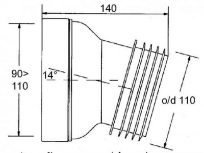 Фановая труба MRWC10 McAlpine фото в интернет-магазине Русалия