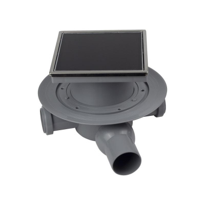 Точечный трап Pestan Confluo Standard 15х15 Black Glass (13000091) фото в интернет-магазине Русалия