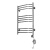 Электрический полотенцесушитель Лаура П10 500x800 ER, хром Domoterm фото в интернет-магазине Русалия Электрический полотенцесушитель Лаура П10 500x800 ER, хром Domoterm фото в интернет-магазине Русалия