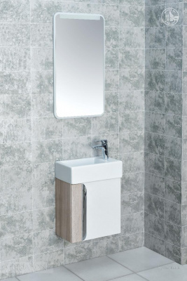 Тумба под раковину AQUATON Вита белый, ясень шимо 1A221401VTD70 фото в интернет-магазине Русалия