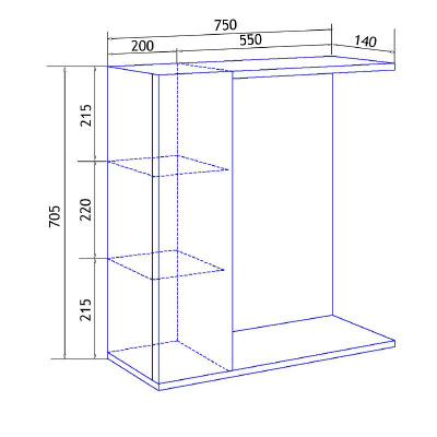 Зеркало-шкаф Loranto Дина 75, 750х700х140 левосторонее, белое (CS00049719) фото в интернет-магазине Русалия