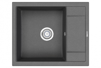 Кухонная мойка GRANULA (6002, ГРАФИТ) фото в интернет-магазине Русалия