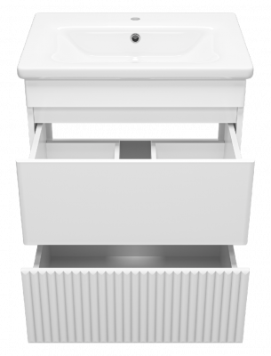 Тумба Мира 65 с раковиной Dreja Soft 65 Misty фото в интернет-магазине Русалия