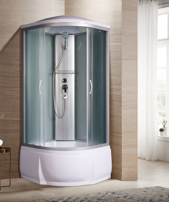 Душевая кабина 90х90 NARA 90/46 МТ белая River фото в интернет-магазине Русалия