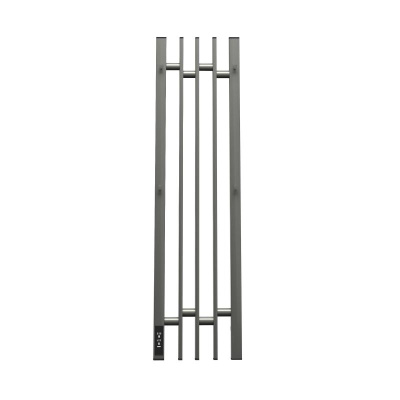 Полотенцесушитель электрический Point Фрея PN20738GB П2 180x800 диммер слева, графит блеск фото в интернет-магазине Русалия