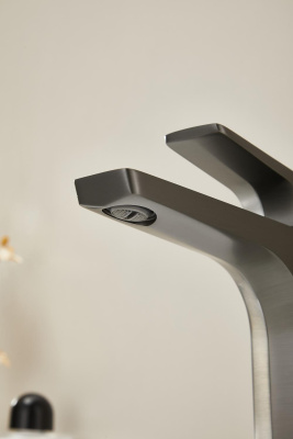 Смеситель для раковины HAIBA оружейная сталь (HB10726-3) фото в интернет-магазине Русалия