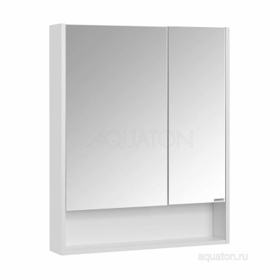 Зеркальный шкаф AQUATON Сканди 70 белый 1A252202SD010 фото в интернет-магазине Русалия
