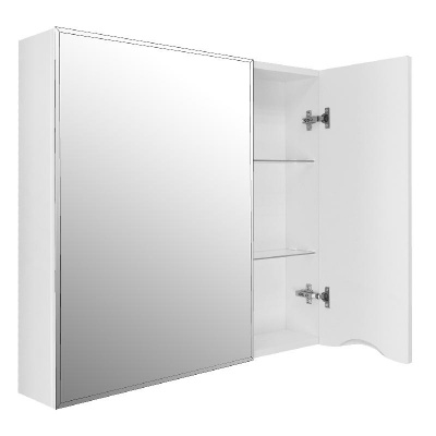 Зеркало-шкаф Loranto Santorini 70 700х140х700 правый, белый (CS00086998) фото в интернет-магазине Русалия