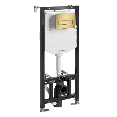 Aller 10TLT.010.ME.MG03 Система инсталляции для унитазов, золото Wasserkraft фото в интернет-магазине Русалия