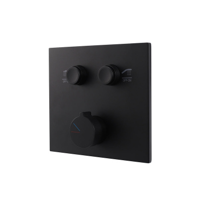 Душевой комплект VSFW-4I211RMB встраиваемый, двухрежимный, черный Vincea фото в интернет-магазине Русалия