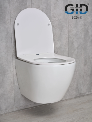 Унитаз подвесной Gid Tr2198 61107Y белый 49x36x35.5 фото в интернет-магазине Русалия