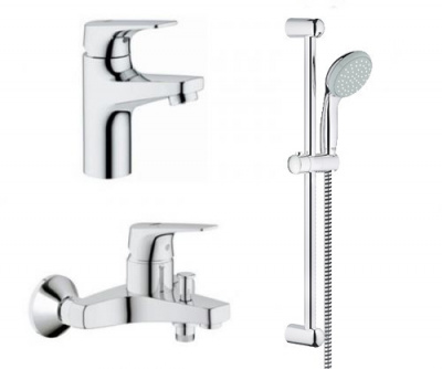 Комплект смесителей BauFlow 121624 Grohe фото в интернет-магазине Русалия