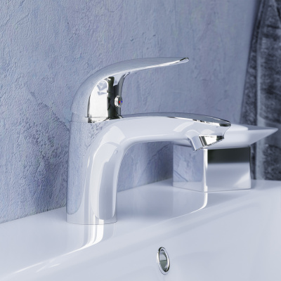 310210001 Eclipse, смеситель для умывальника, хром фото в интернет-магазине Русалия