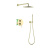 Душевая система Timo встроенная золото матовое Saona (SX-2369/17SM) фото в интернет-магазине Русалия