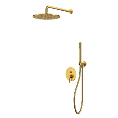 Система для душа скрытого монтажа WHITECROSS Y YSET04GLB (брашированное золото) фото в интернет-магазине Русалия
