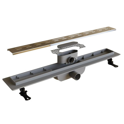 Душевой лоток Drain Leo-10 с решеткой, 60 см RGW фото в интернет-магазине Русалия