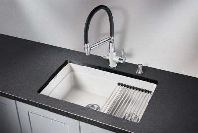 Кухонная мойка GRANULA Kitchen Space (7304U, АРКТИК) фото в интернет-магазине Русалия