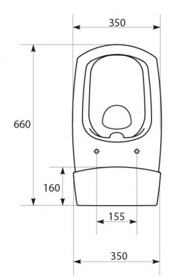 Унитаз безободковый с сиденьем-микролифт Carina Clean On KO-CAR011-3/5-COn-DL Cersanit фото в интернет-магазине Русалия