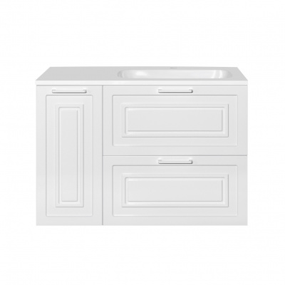 Тумба с раковиной Альба 90 подвесная ПРАВАЯ Style Line фото в интернет-магазине Русалия